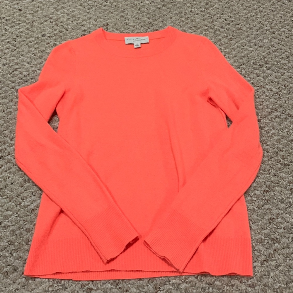 Orange Cashmere Sweater